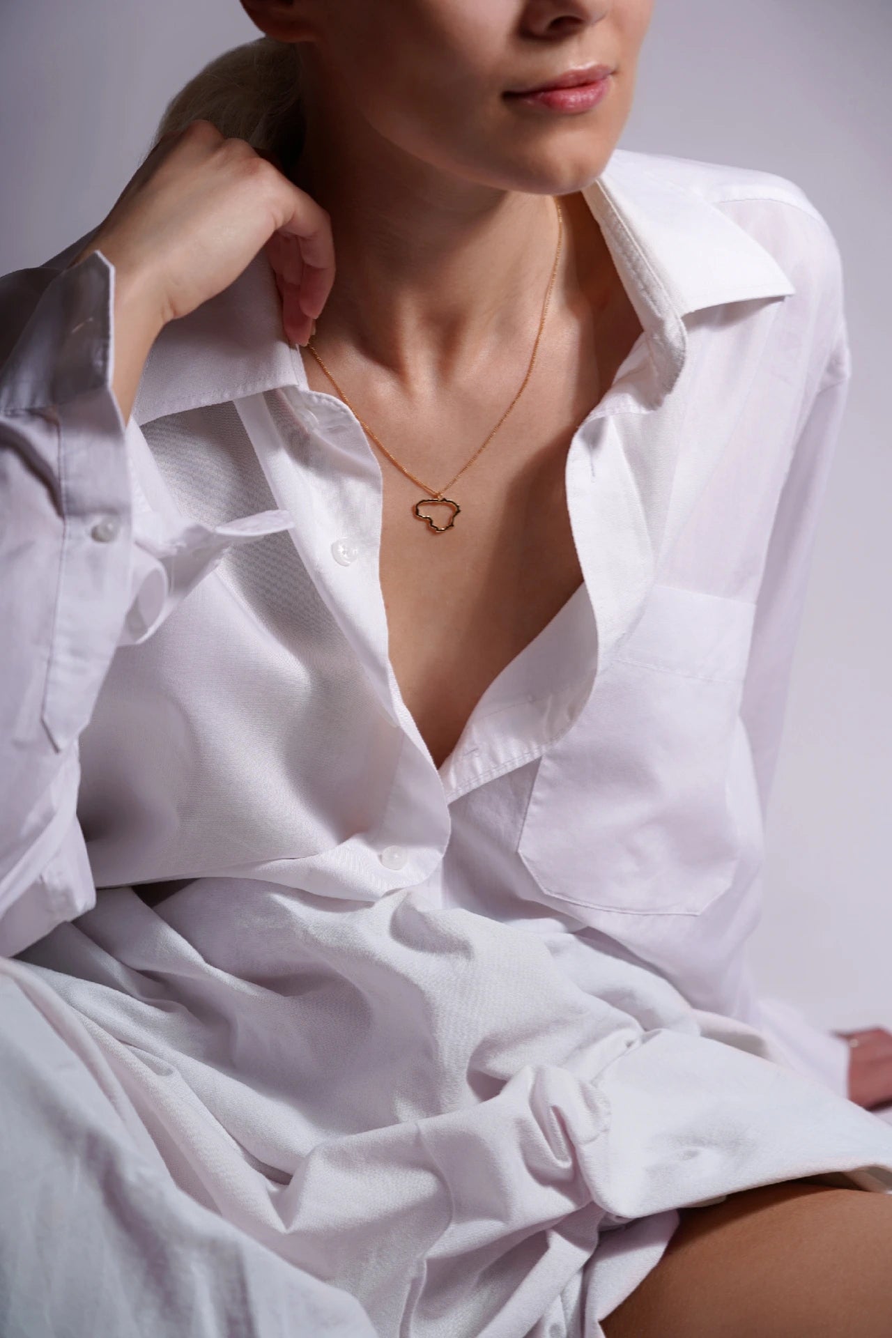 Paauksuotas Sidabrinis pakabukas "Lietuva"